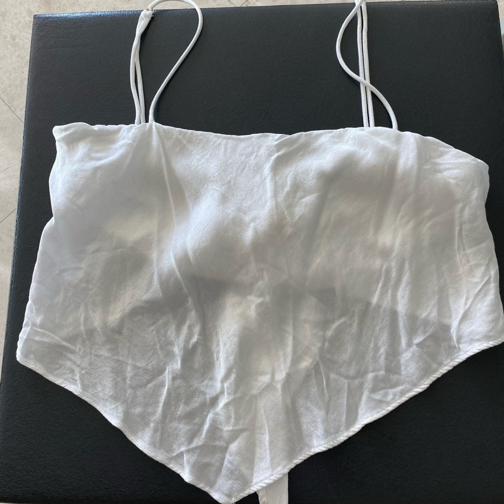 White Crop Top
